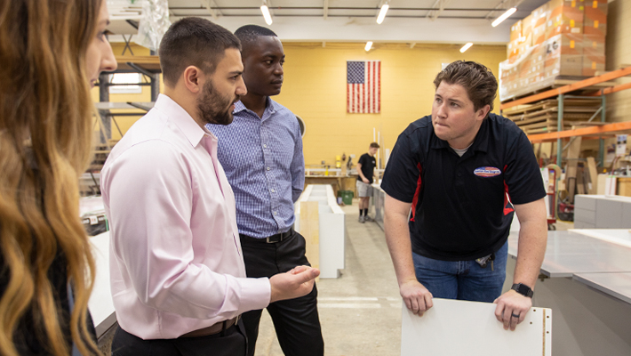 SBDC Students at American Wood Design