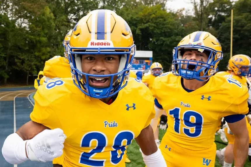 Pride football players