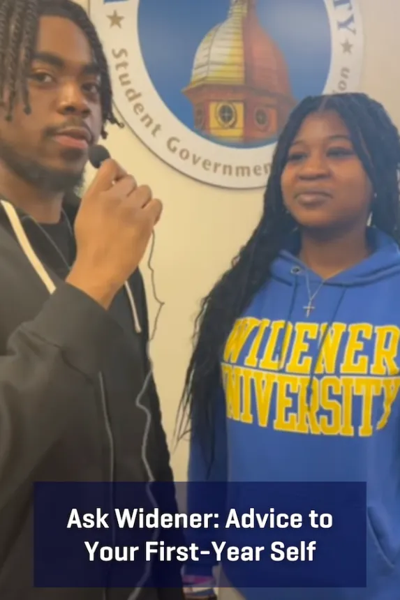 widener students give advice to new students