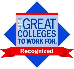 Logo identifying Widener a 2023 Great College to Work For