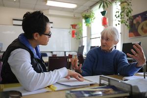 widener students get assistance at writing center