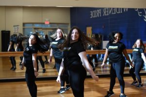 Members of the Pride Pack dance team