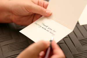 thank you for meeting with me today note