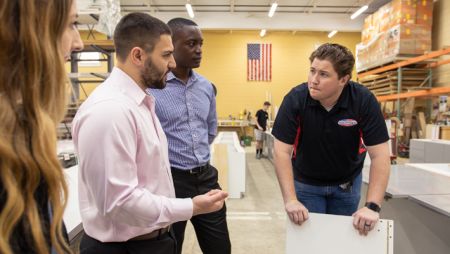SBDC Students at American Wood Design