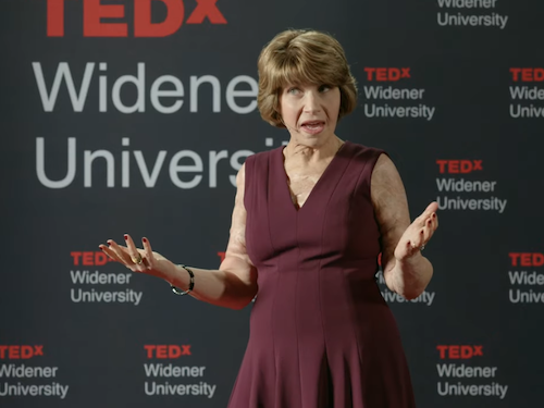 widener alum lise deguire presents at TEDxWidenerUniversity