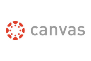 Canvas LMS logo with red wheel design