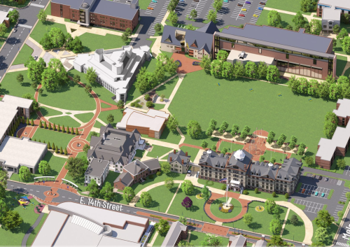 Interactive Campus Map Widener University interactive campus map screenshot