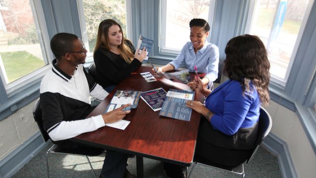 students receive career support through Widener Career Design & Development Team